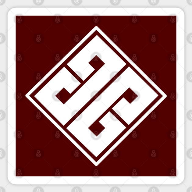 Destiny 2: Cargo Bay Cross Sticker by SykoticApparel